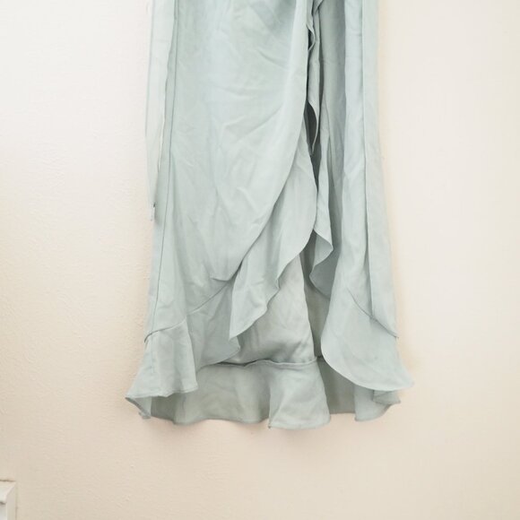 !! NWT Celebrate DB Studio f20510 Dusty Spaghetti Strap Chiffon Ruffle - Picture 5 of 10